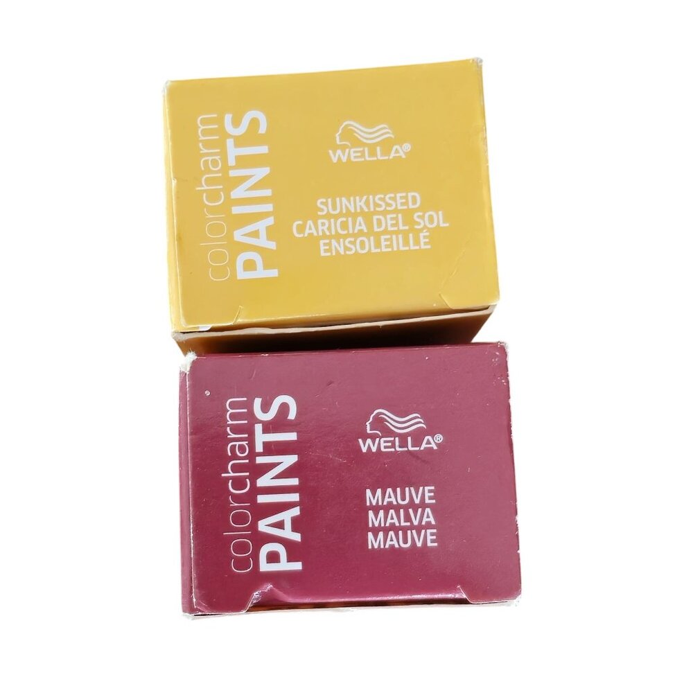 Wella Color Charm Paints Semi-Permanent Hair Color Sunkissed & Mauve Lot Of 3 - Picture 3 of 9